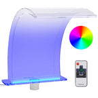 Fuente de piscina con LED RGB acrílico 50 cm