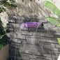 Stainless steel RGB LED waterfall fountain 108 cm