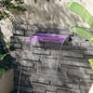 Stainless steel RGB LED waterfall fountain 108 cm