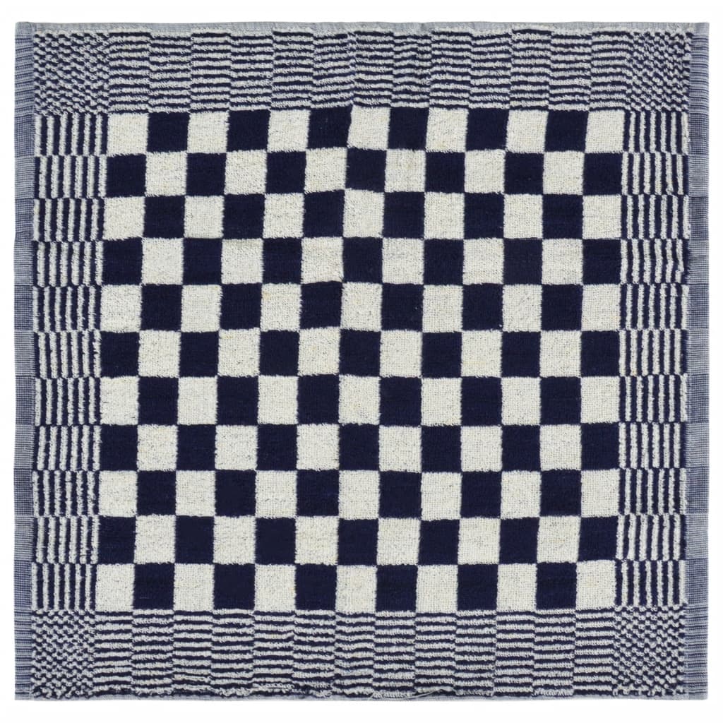Juego de paños 10 unidades algodón azul y blanco