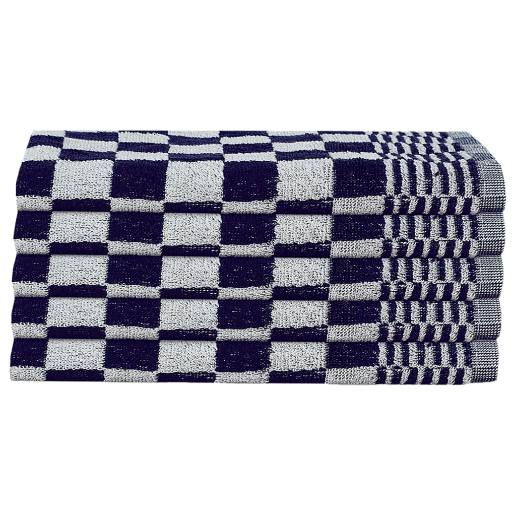 Juego de paños 20 unidades algodón azul y blanco