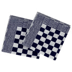 Juego de paños 20 unidades algodón azul y blanco