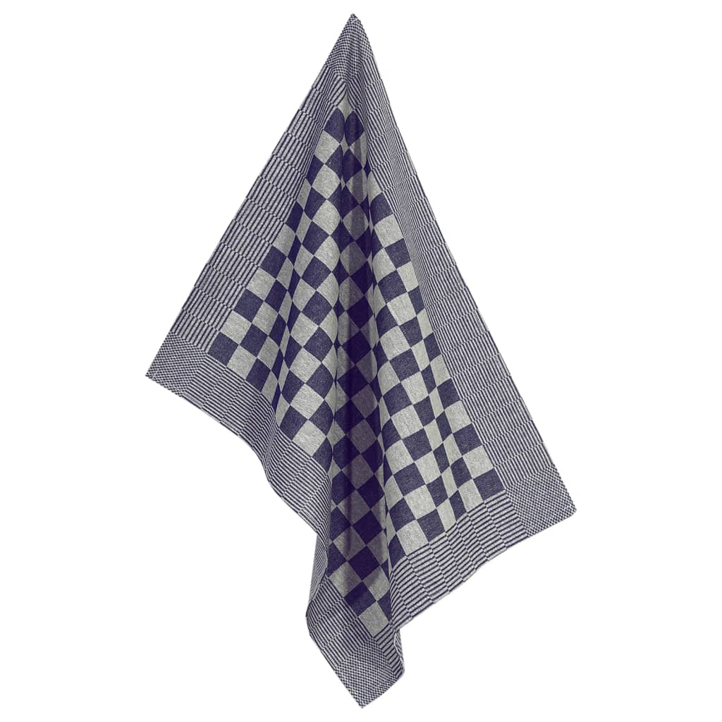 Juego de paños 20 unidades algodón azul y blanco