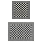 Juego de paños 50 unidades algodón negro y blanco
