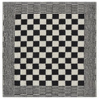 Juego de paños 50 unidades algodón negro y blanco