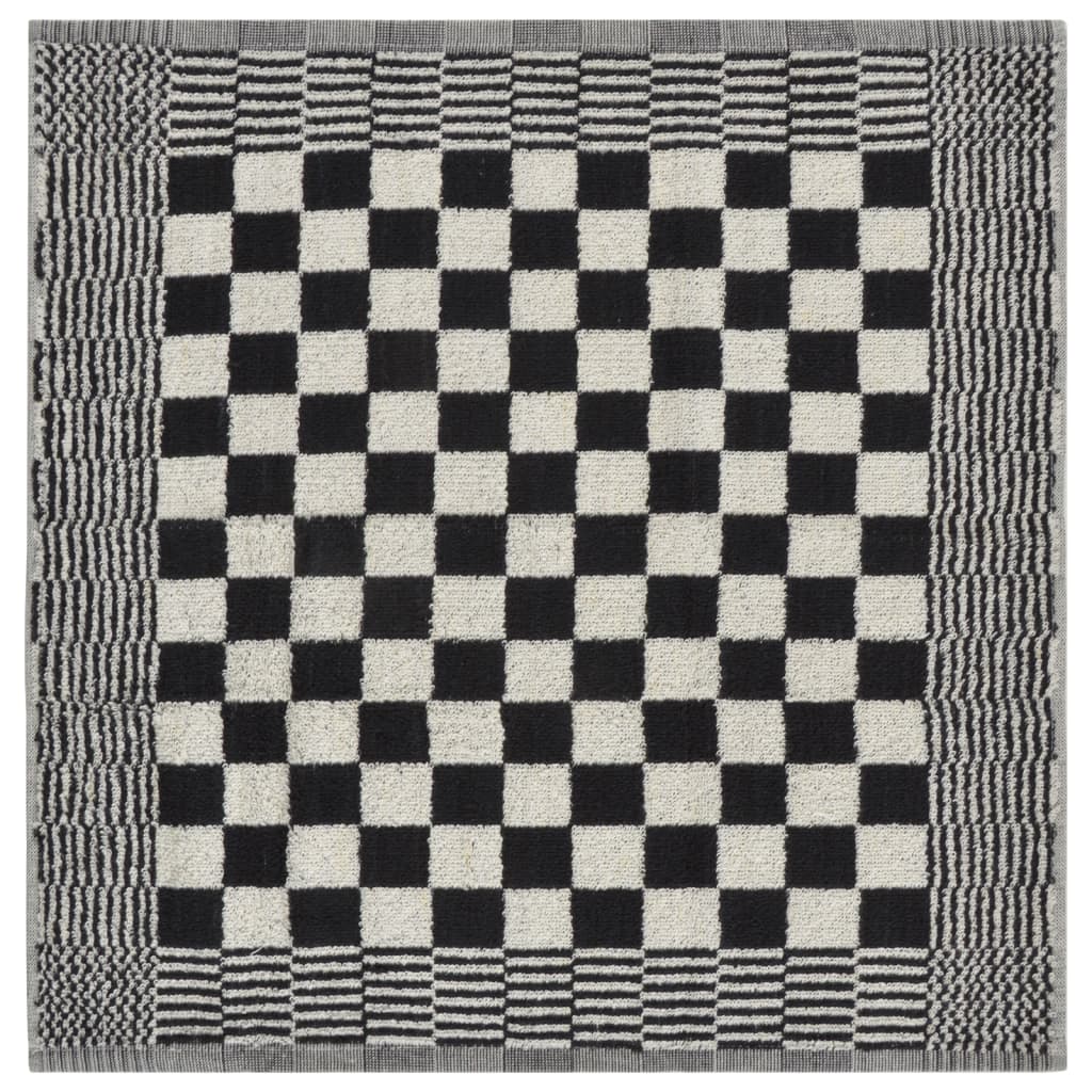 Juego de paños 50 unidades algodón negro y blanco