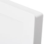 Hornacina de ducha 2 compartimentos blanco brillo 41x51x10 cm