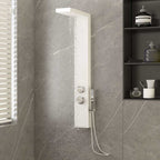 Panel de ducha 25x43x110 cm plateada