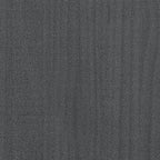 Arriate de madera maciza de pino gris 150x31x31 cm