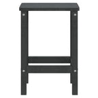 Mesa de jardín Adirondack HDPE antracita 38x38x46 cm