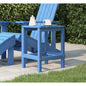 Mesa de jardín Adirondack HDPE antracita 38x38x46 cm