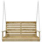 Banco balancín madera de pino impregnada 110 cm