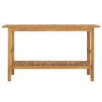 Mueble de baño madera maciza de teca 132x45x75 cm