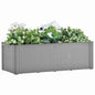 Arriate con sistema de riego automático antracita 100x43x33 cm