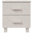 Mesitas de noche 2 uds HAMAR pino macizo blanco 40x35x44,5 cm