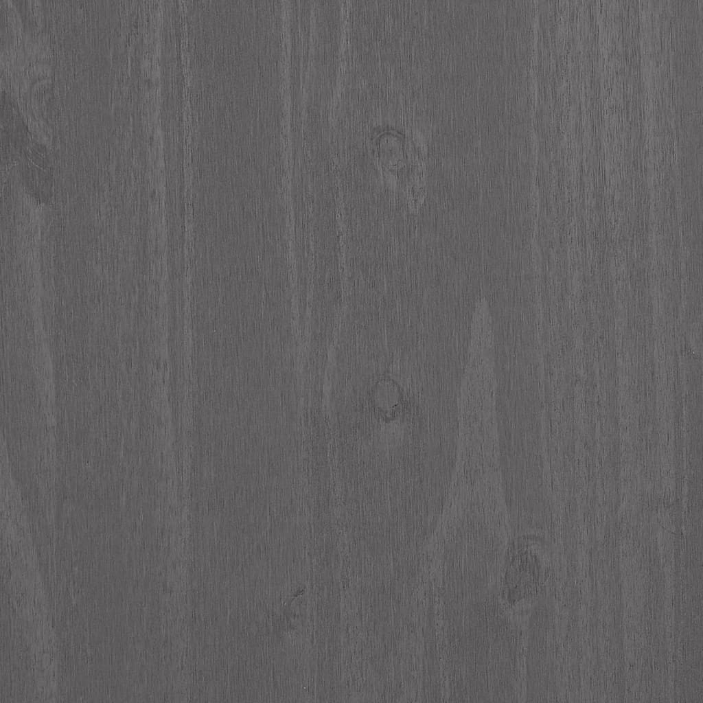 Mesitas noche 2 uds HAMAR pino macizo gris claro 40x35x44,5 cm