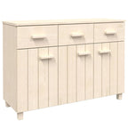 Aparador HAMAR madera de pino maciza marrón miel 113x40x80 cm