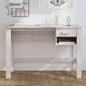Escritorio HAMAR madera de pino maciza marrón miel 110x40x75 cm