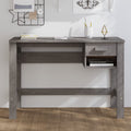Escritorio HAMAR madera de pino maciza marrón miel 110x40x75 cm