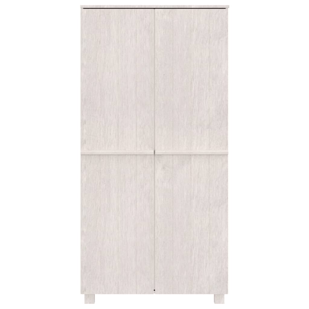 Armario HAMAR madera maciza de pino blanco 89x50x180 cm