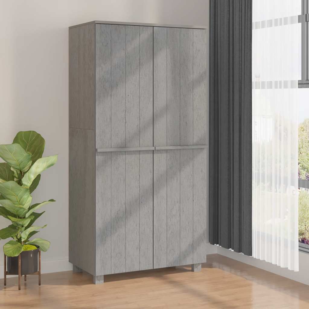 Armario HAMAR madera maciza de pino blanco 89x50x180 cm