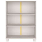 Estantería HAMAR madera maciza de pino blanca 85x35x112 cm
