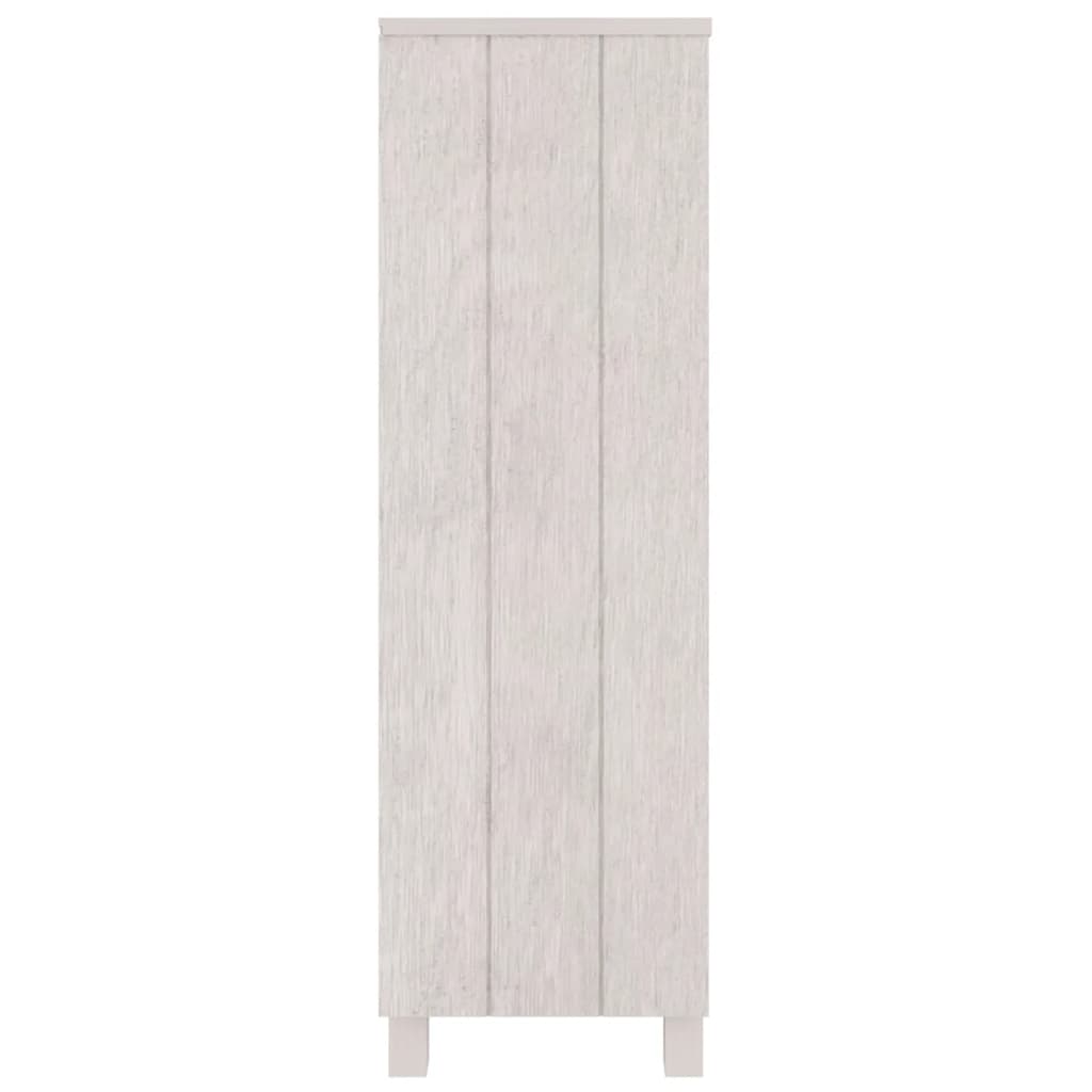 Estantería HAMAR madera maciza de pino blanca 85x35x112 cm