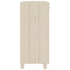 Aparador HAMAR madera de pino maciza marrón miel 85x35x80 cm