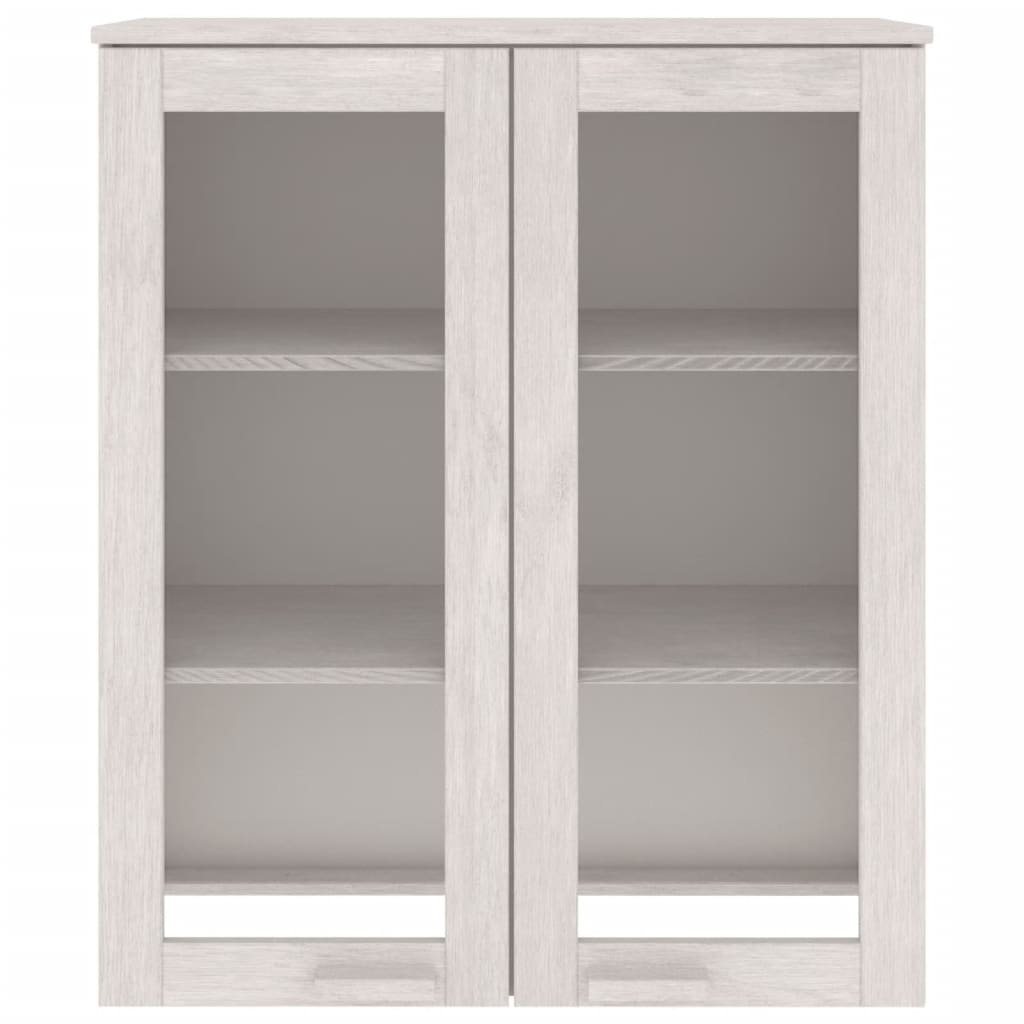 Aparador superior HAMAR madera maciza pino blanco 85x35x100 cm