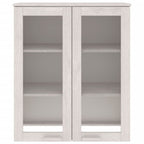 Aparador superior HAMAR madera maciza pino blanco 85x35x100 cm