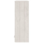 Aparador superior HAMAR madera maciza pino blanco 85x35x100 cm