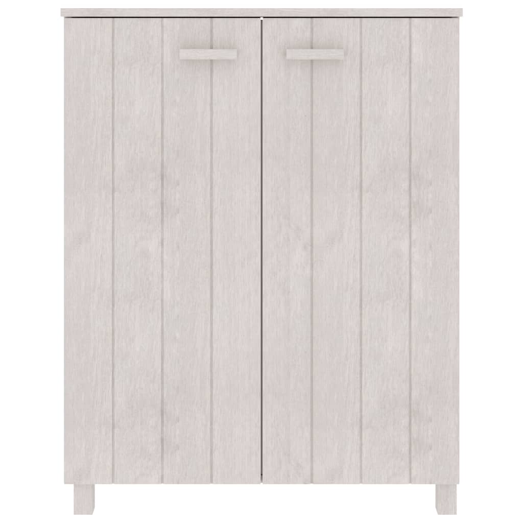 Zapatero HAMAR madera maciza de pino blanca 85x40x108 cm