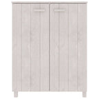 Zapatero HAMAR madera maciza de pino blanca 85x40x108 cm