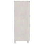 Zapatero HAMAR madera maciza de pino blanca 85x40x108 cm