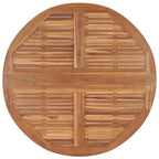 Set de comedor de jardín plegable 5 pzas madera maciza de teca