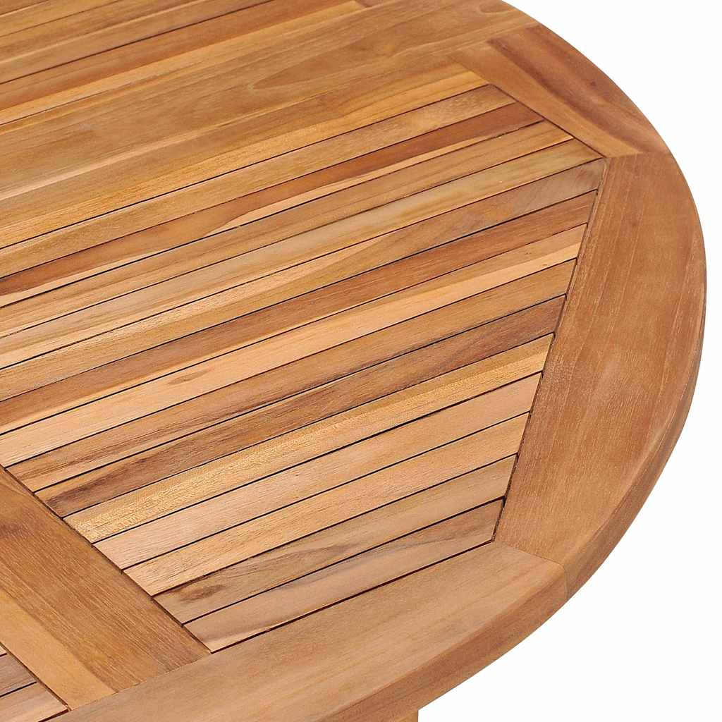 Set de comedor de jardín plegable 5 pzas madera maciza de teca