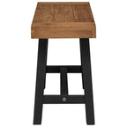 Banco de madera maciza de teca 110 cm