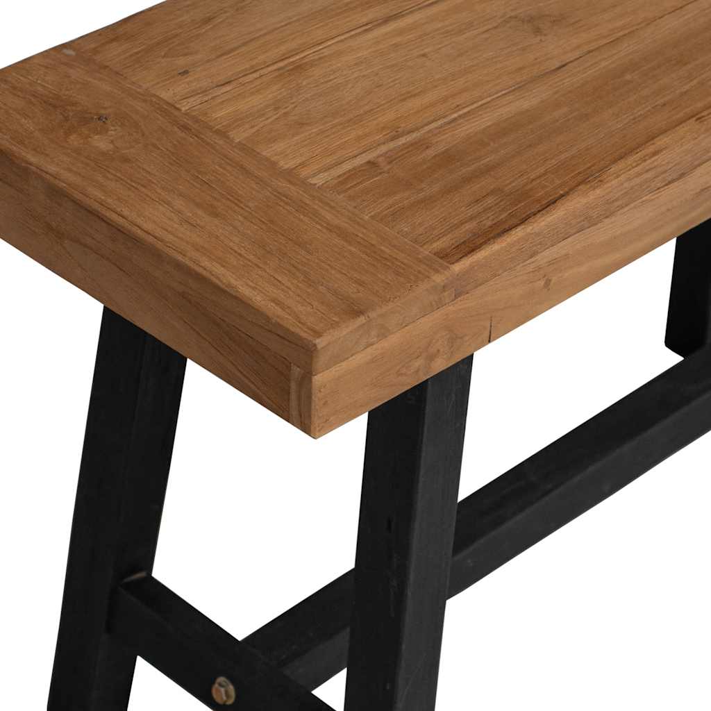 Banco de madera maciza de teca 110 cm