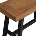 Banco de madera maciza de teca 110 cm