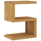 Mesa auxiliar de madera maciza de teca 45x30x60 cm