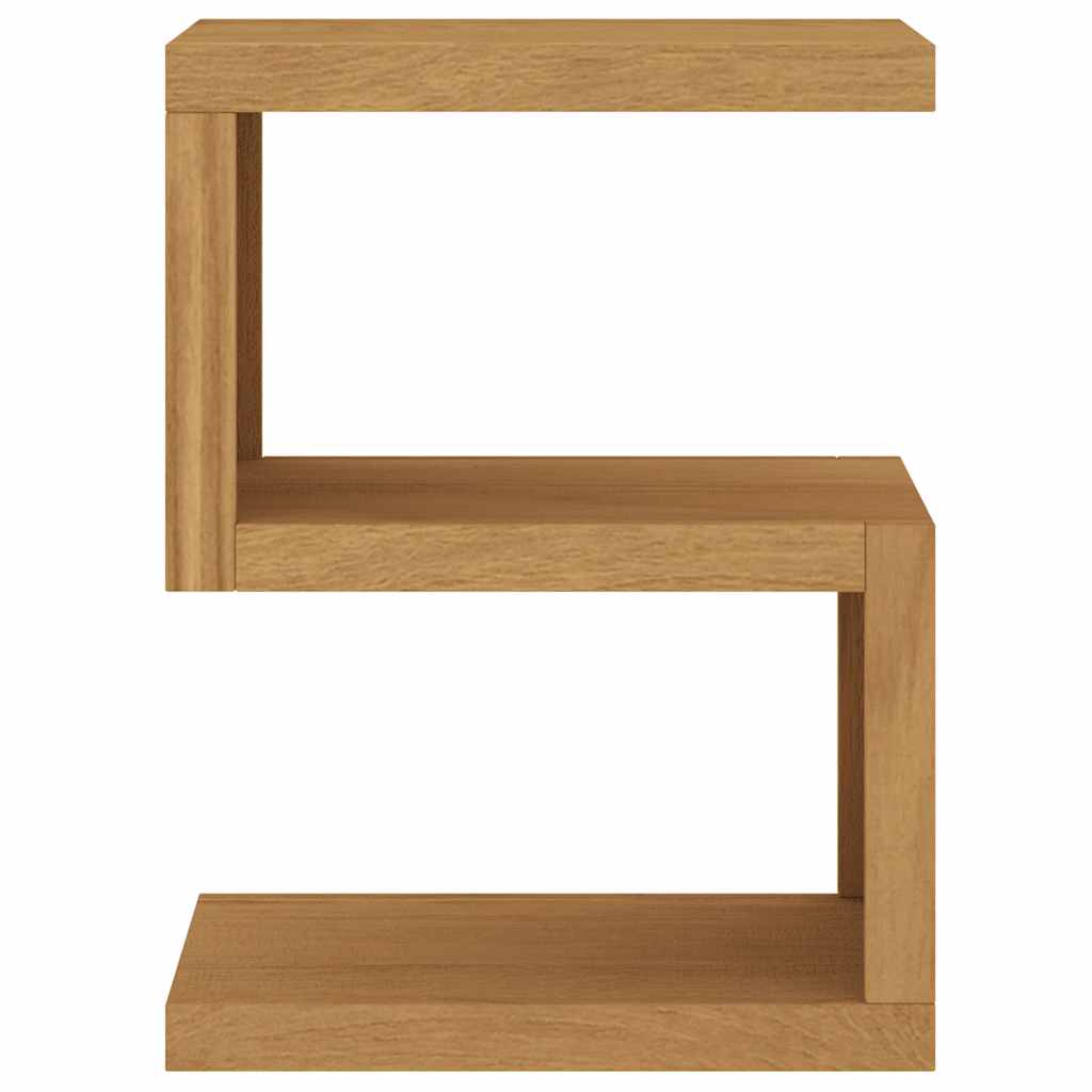 Mesa auxiliar de madera maciza de teca 45x30x60 cm