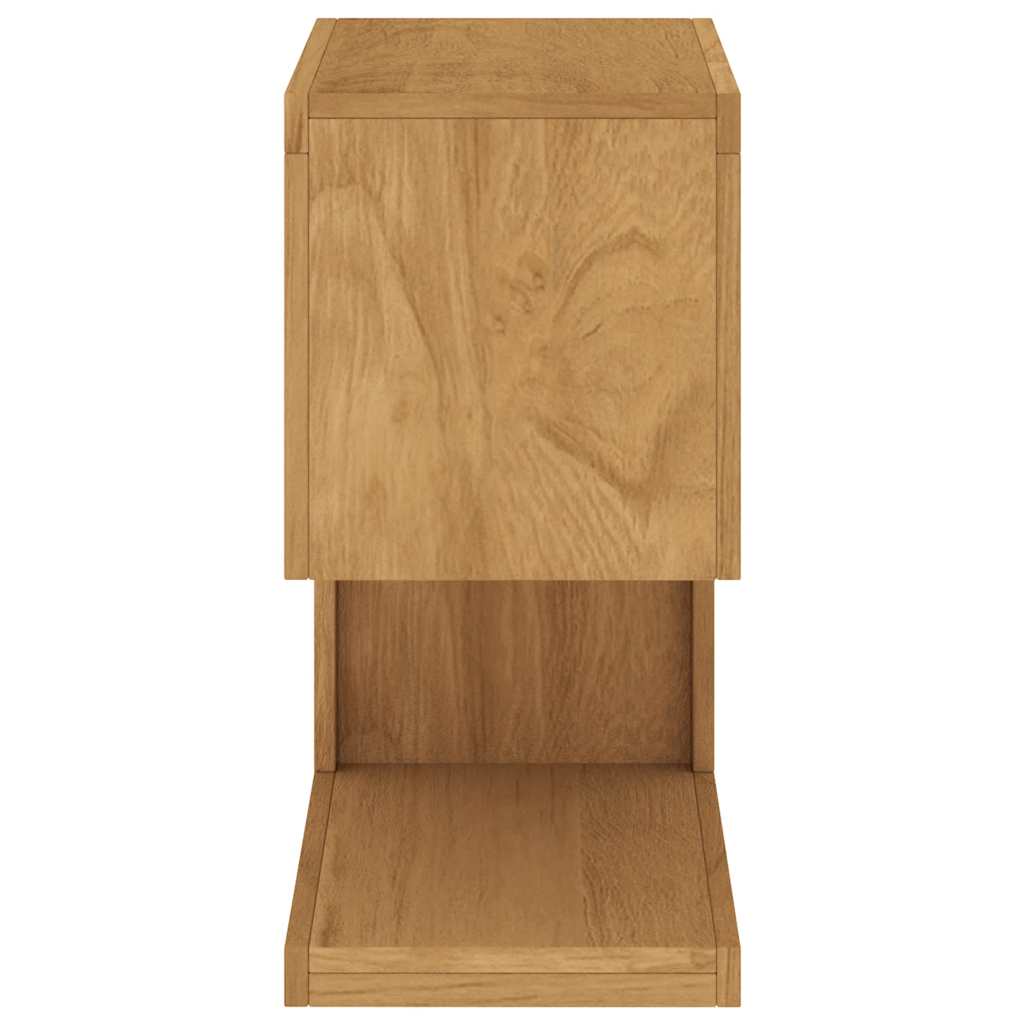 Mesa auxiliar de madera maciza de teca 45x30x60 cm