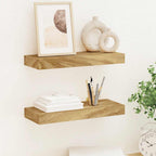 Estante de pared roble negro 90x16x78 cm madera de ingeniería