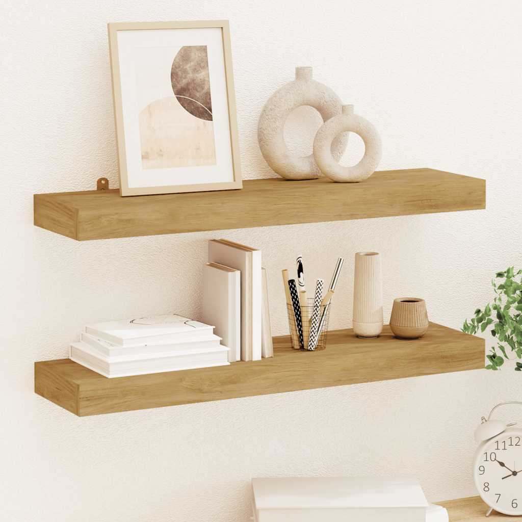 Estante de pared roble negro 90x16x78 cm madera de ingeniería