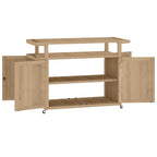 Carrito de bar madera maciza de teca 120x50x90 cm