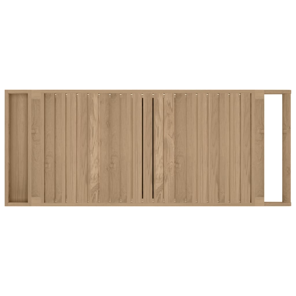 Carrito de bar madera maciza de teca 120x50x90 cm