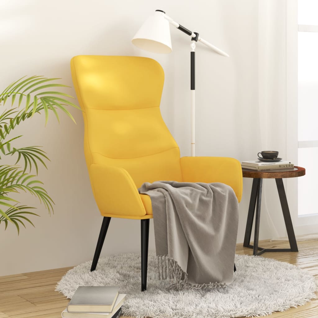 Silla de relajación de terciopelo verde oscuro