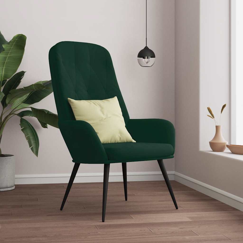 Light Grey Velvet Recliner Armchair