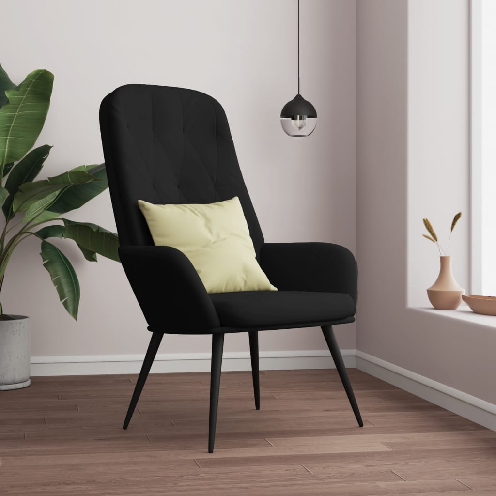 Light Grey Velvet Recliner Armchair