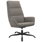 Sillón de relax de terciopelo gris claro
